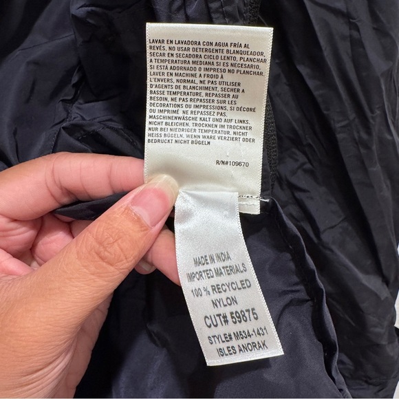 Citizens of Humanity Surplus Anorak Windbreaker Mens (can be Women’s) Navy Sz XL - Picture 15 of 15